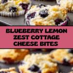 Blueberry and Lemon Zest Cottage Cheese Bites Recipe