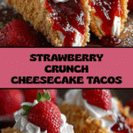 Strawberry Crunch Cheesecake Tacos Recipe