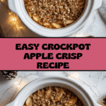 Crockpot Apple Crisp Recipe