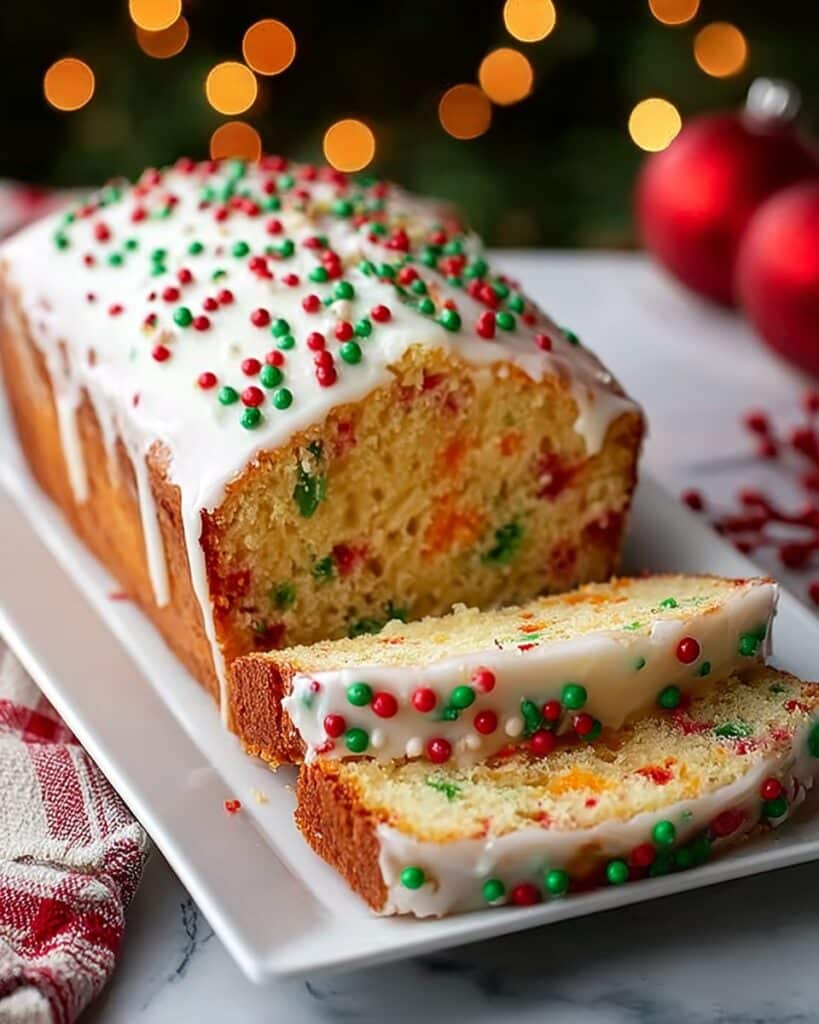 Christmas Sprinkle Buttermilk Bread Recipe