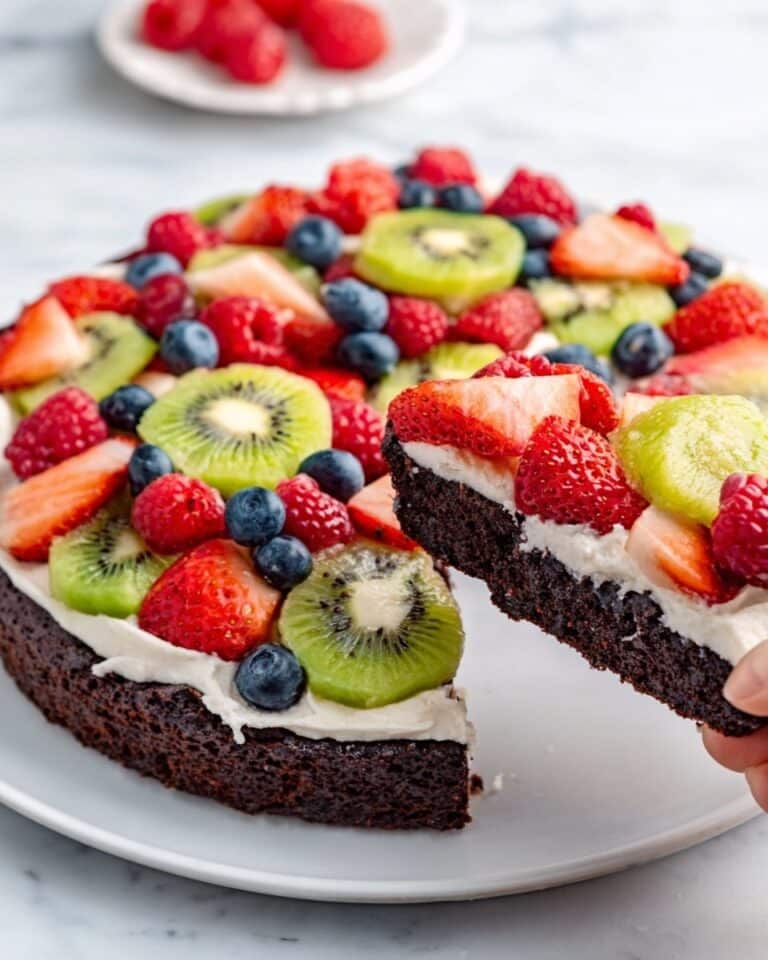 Brownie Fruit Pizza Recipe