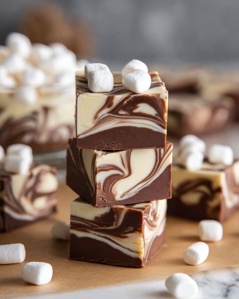 Marshmallow Swirl Fudge Recipe