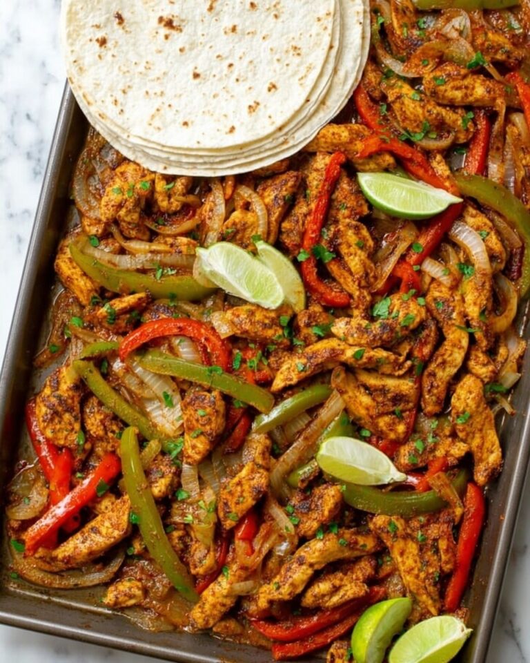 Sheet Pan Chicken Fajitas Recipe
