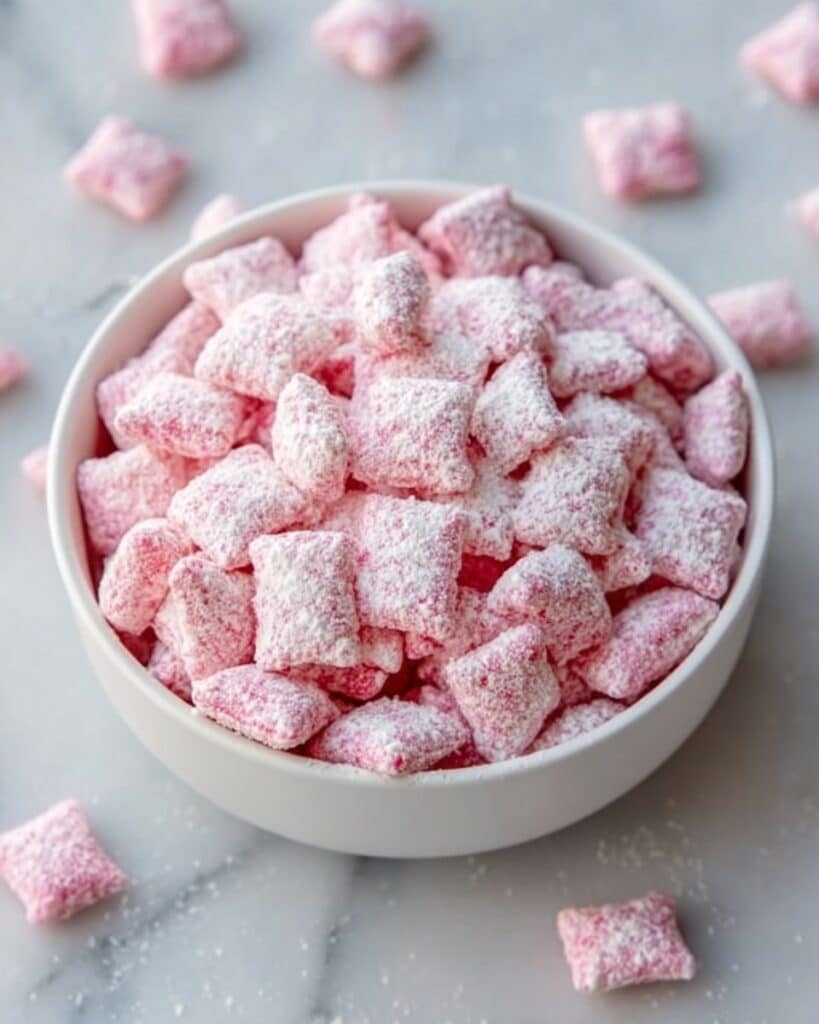 Strawberry Shortcake Puppy Chow Recipe