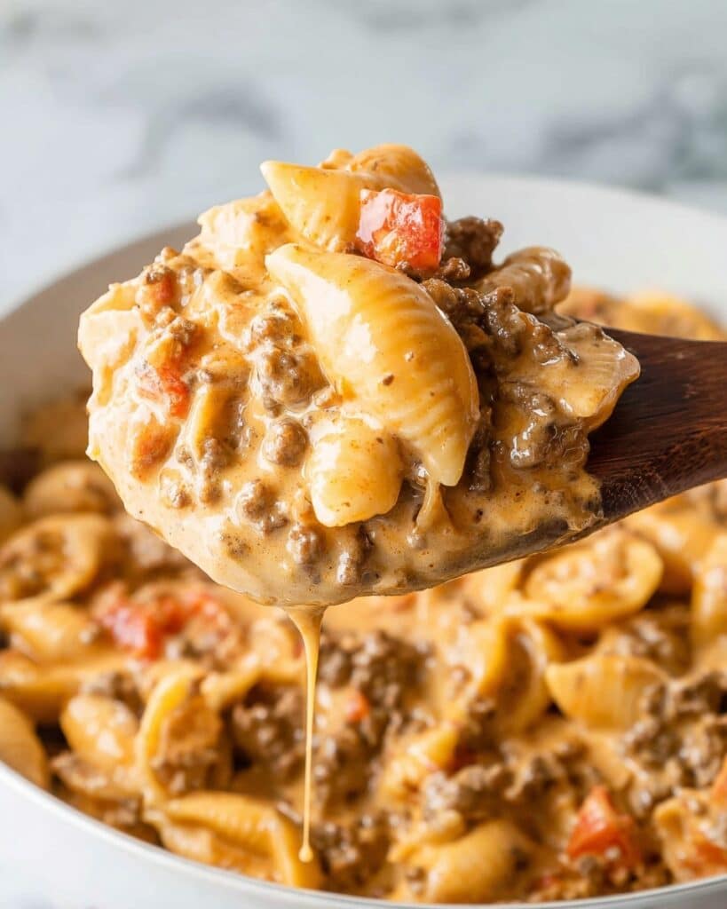 Cheesy Beef Taco Pasta Recipe