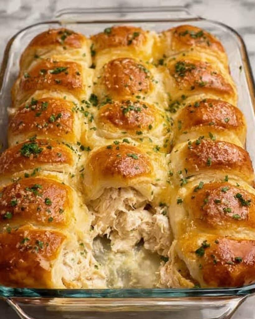 Cheesy Chicken Crescent Bake Recipe