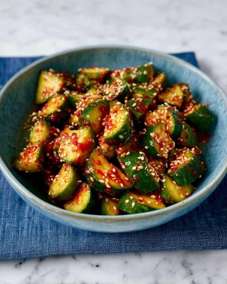Spicy Korean Cucumber Salad Recipe