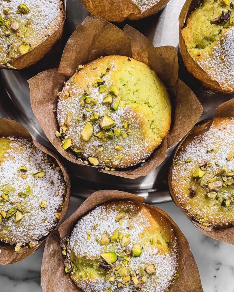 Easy Bakery-Style Pistachio Muffins Recipe