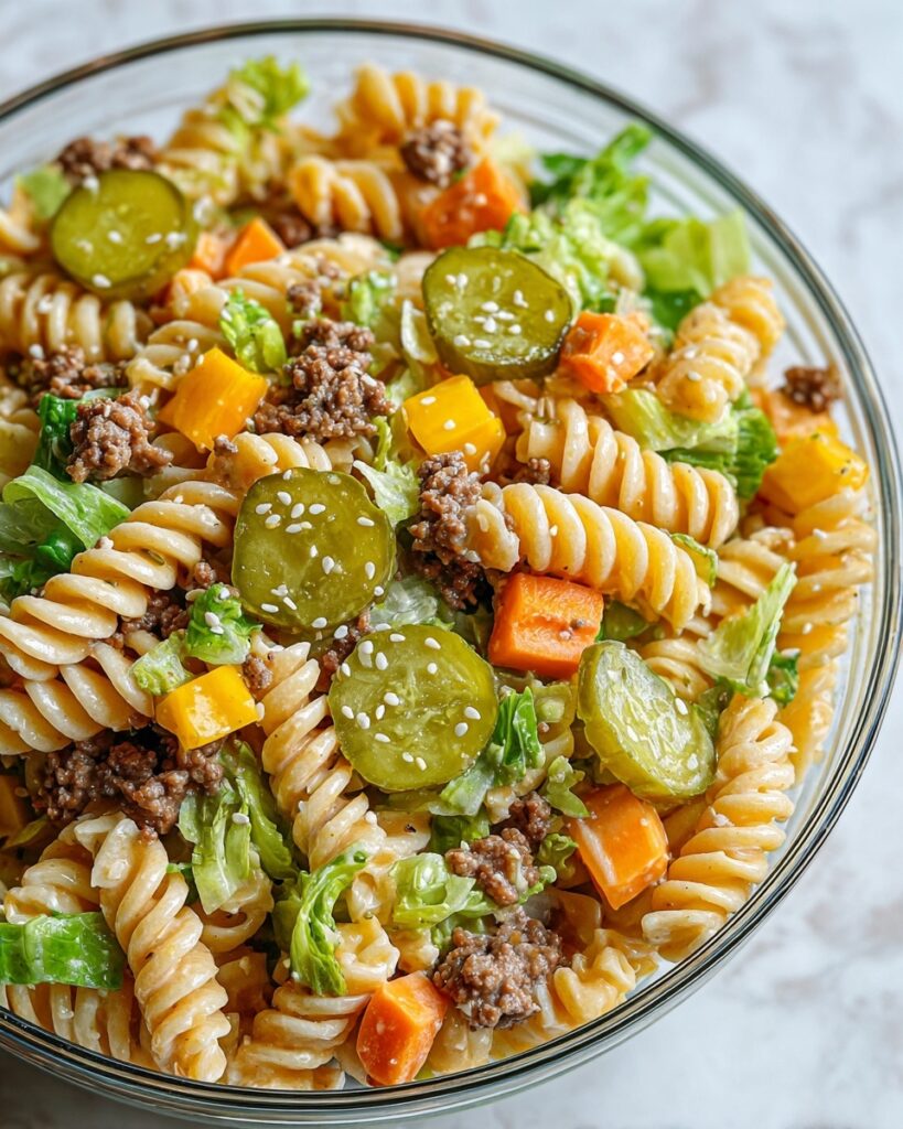 Big Mac Pasta Salad Recipe