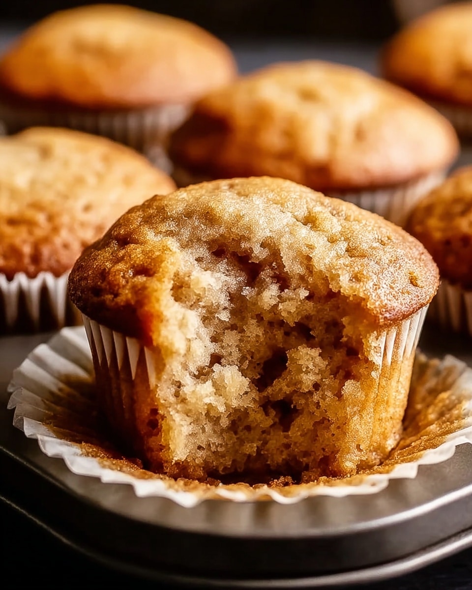 Soft & Fluffy Banana Muffins Recipe
