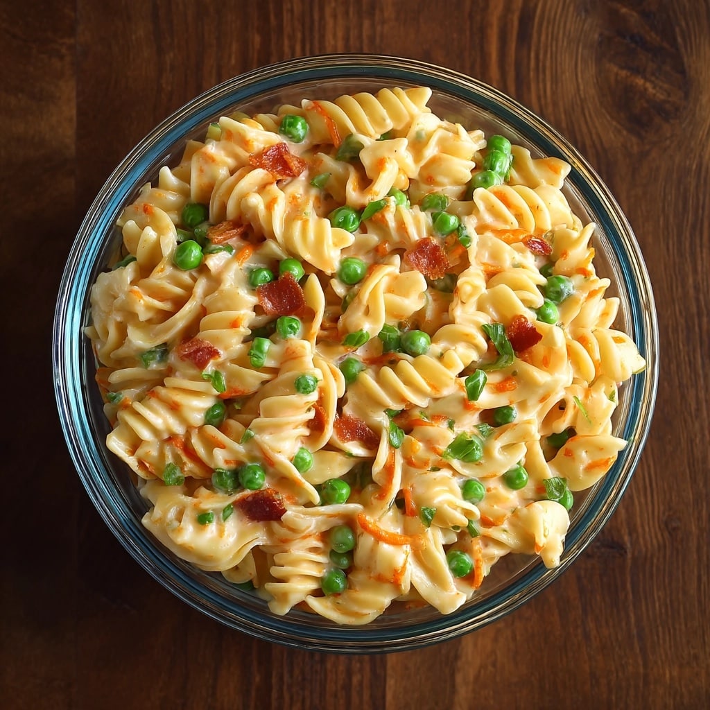 Creamy Skillet Noodles with Peas Recipe - Recipe Image