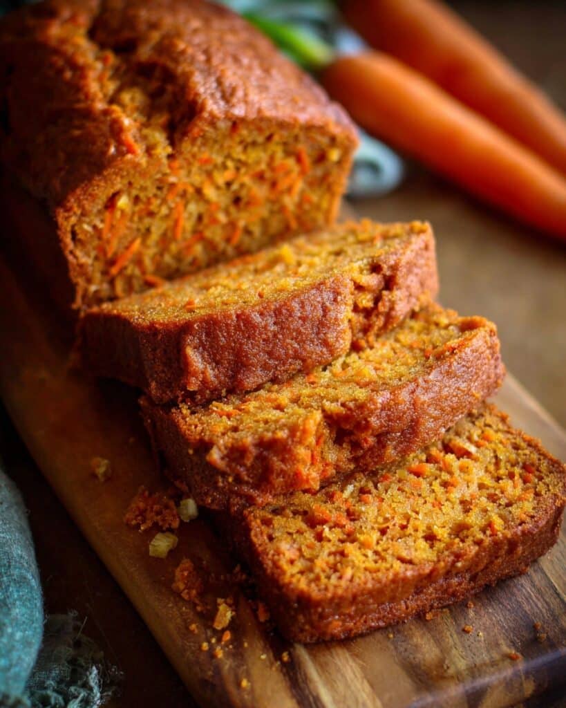 Carrot Cake Loaf with Vanilla Maple Ricotta Recipe