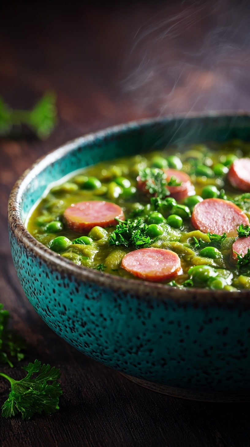Slow Cooker Pea and Ham Soup Recipe