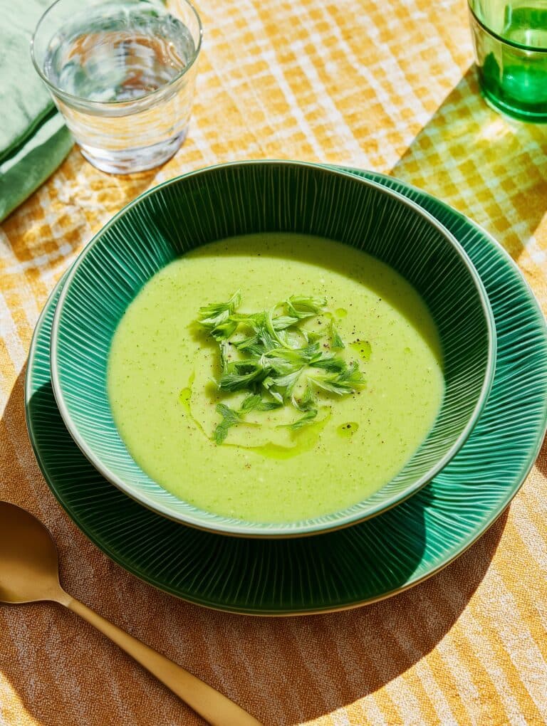 Creamy Green Olive Soup Recipe
