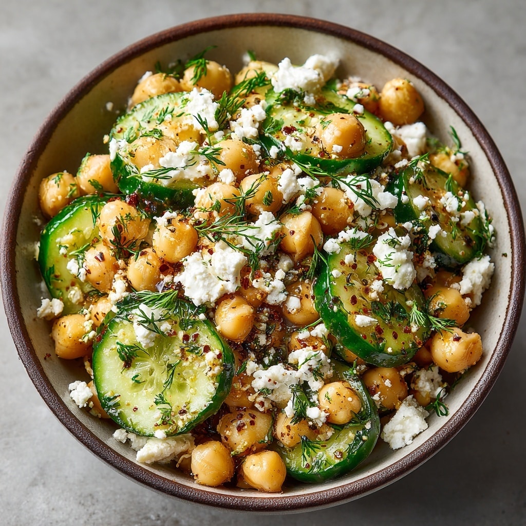 Tzatziki Chickpea Salad Recipe - Recipe Image