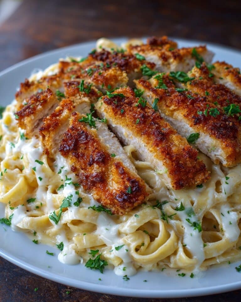 Baked Caesar Chicken with Creamy Parmesan Sauce Recipe