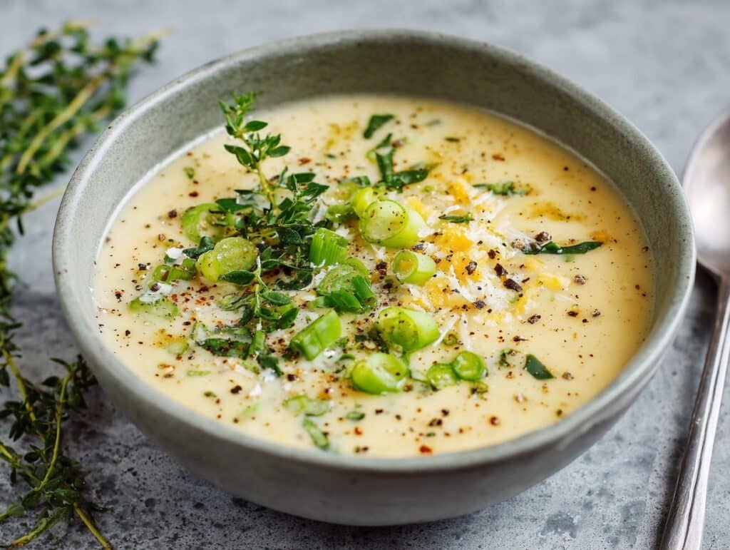 Roasted Celery and Potato Soup Recipe