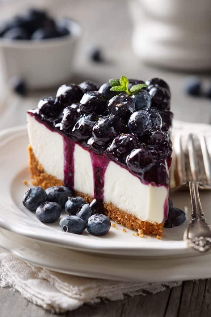 No-Bake Blueberry Chia Seed Pie Recipe