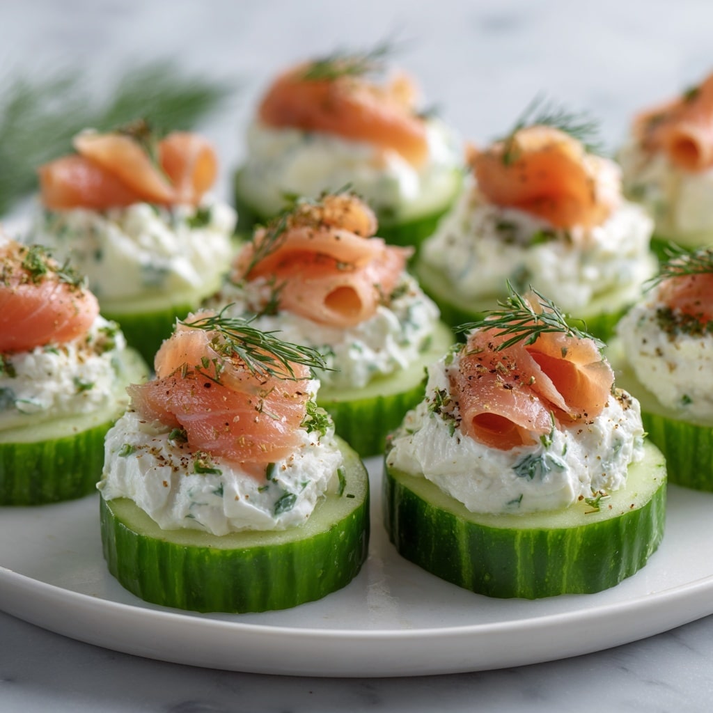 Cucumber Smoked Salmon Bites Recipe