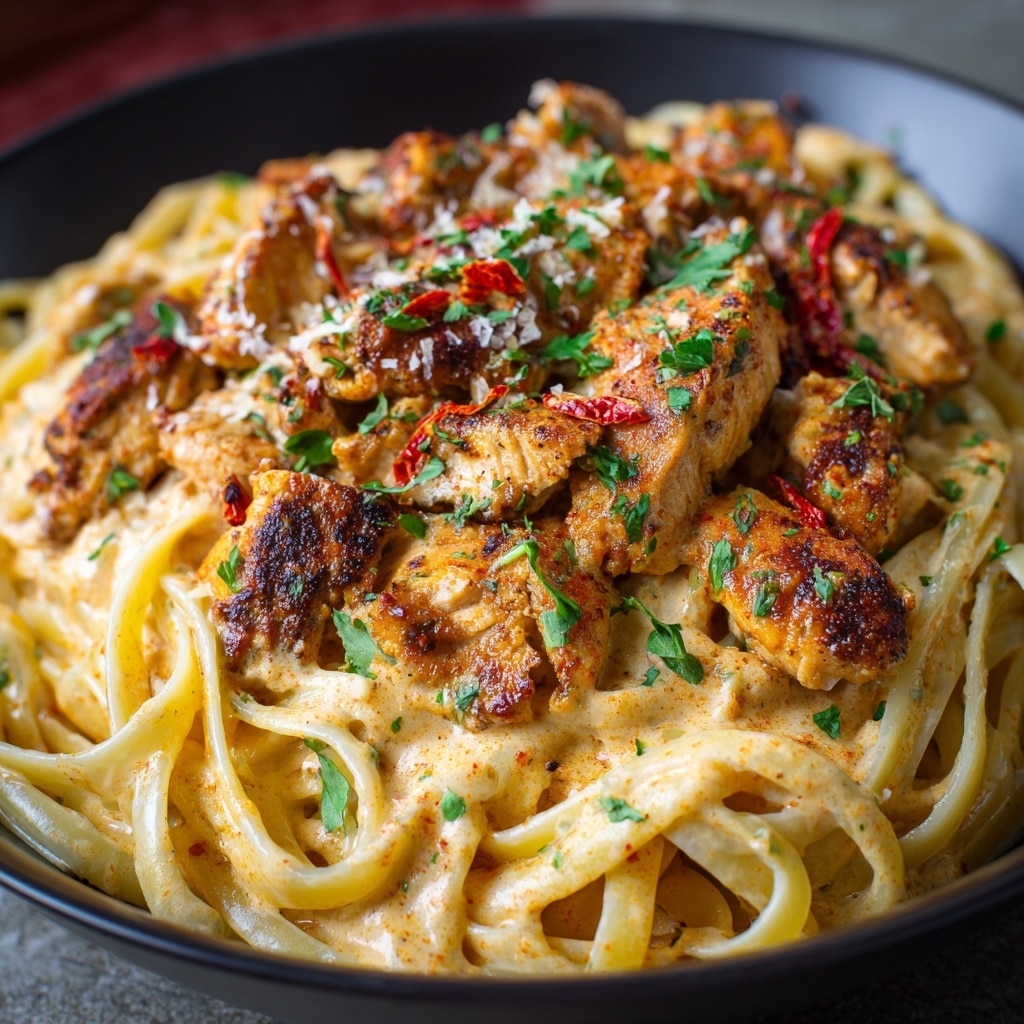 Smoky White Cheddar Honey Butter Chicken Pasta Recipe - Recipe Image