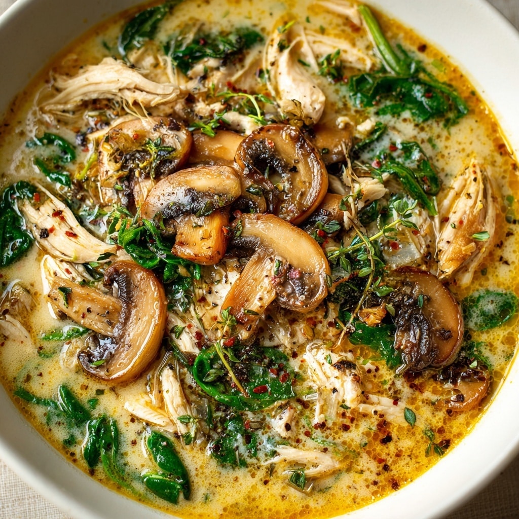 Garlic Parmesan Chicken Soup Recipe - Recipe Image