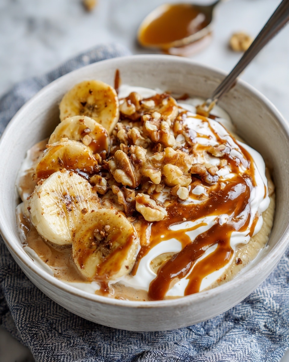 Banana Tahini Salted Caramel Pavlova Recipe