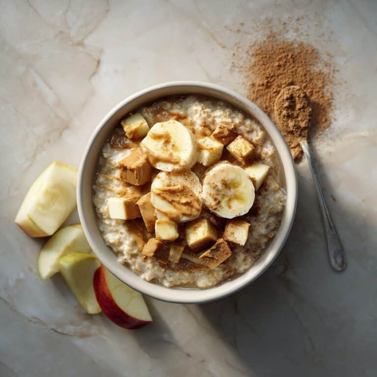 Cinnamon Porridge with Baked Bananas Recipe