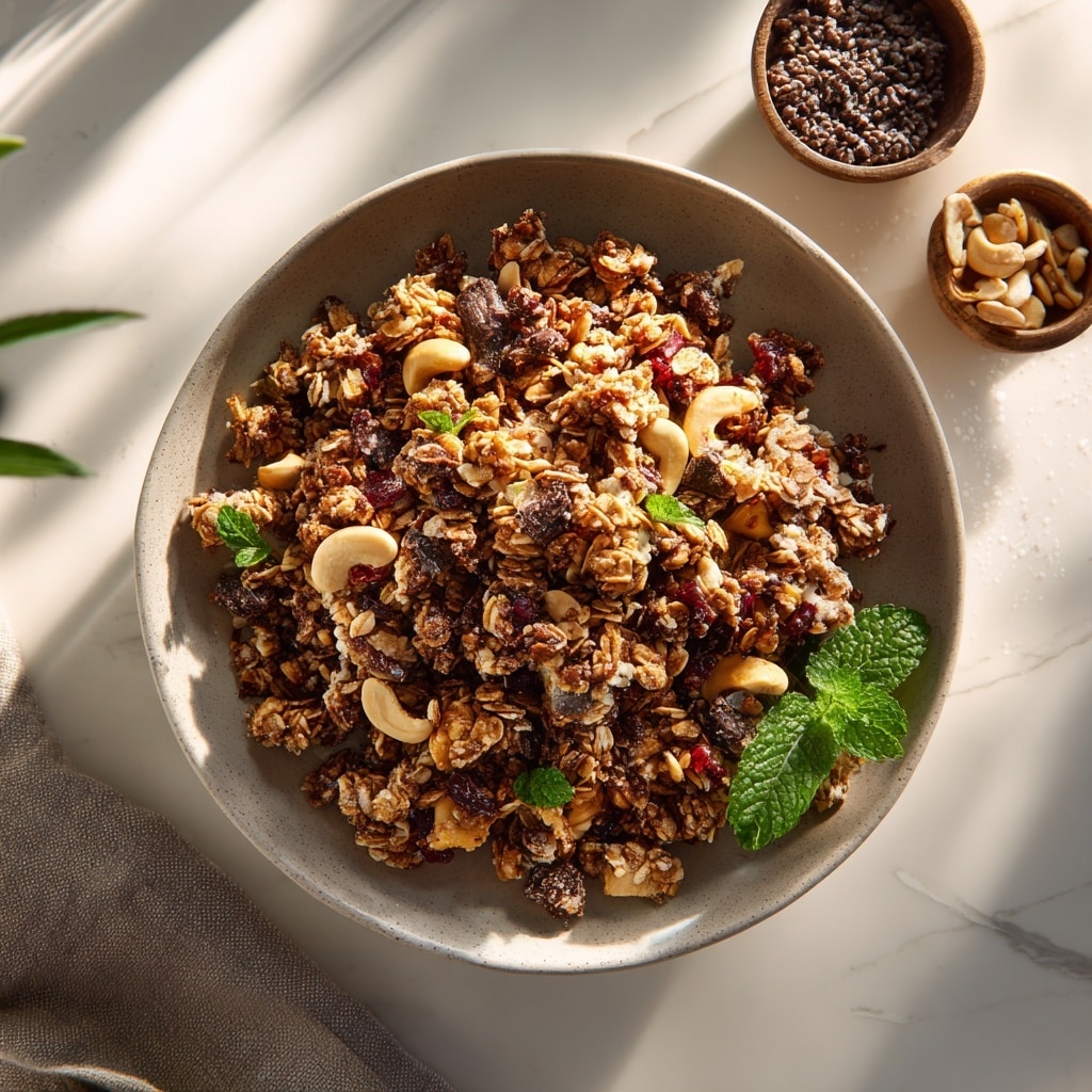 Apple, Cardamom & Ginger Granola Recipe - Recipe Image