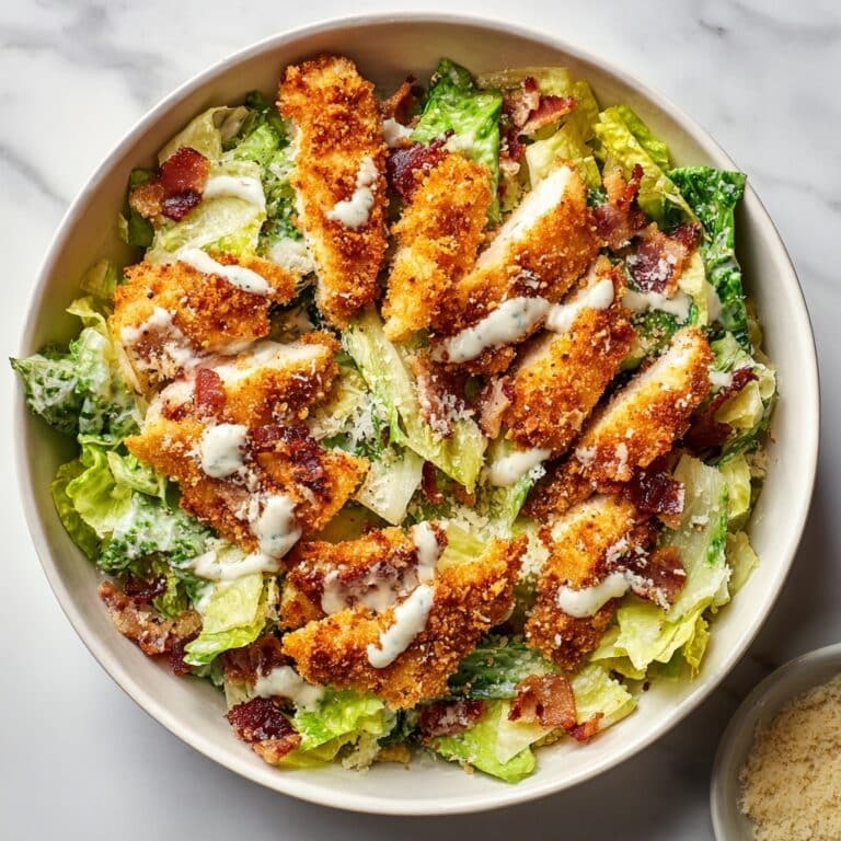 Easy Caesar Salad with Sourdough Croutons Recipe