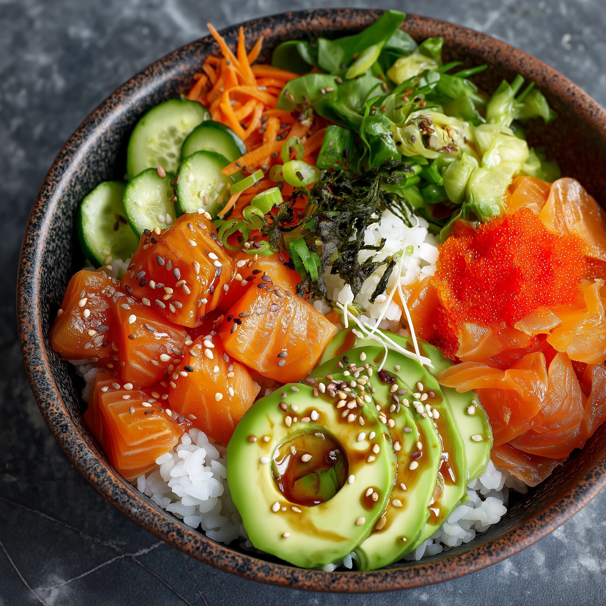 10-Minute California Sushi Bowl (Super Fresh) Recipe - Recipe Image