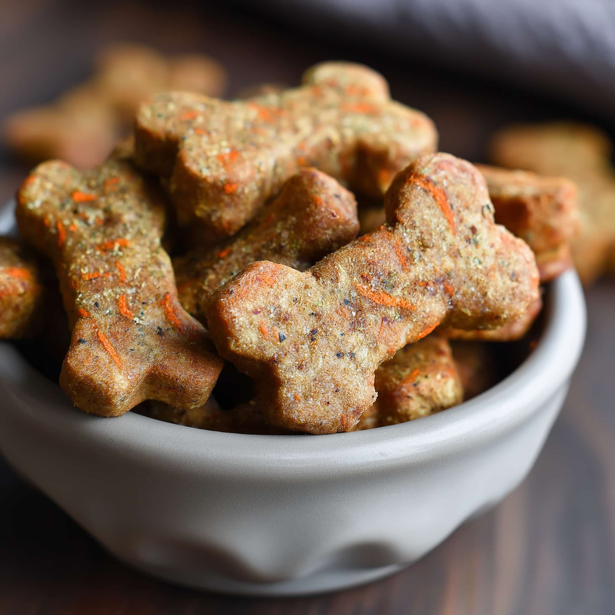 Homemade Peanut Butter Dog Treats Recipe - Recipe Image