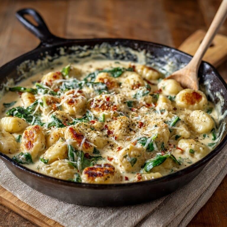 Cheesy Gnocchi with Corn and Pesto Recipe