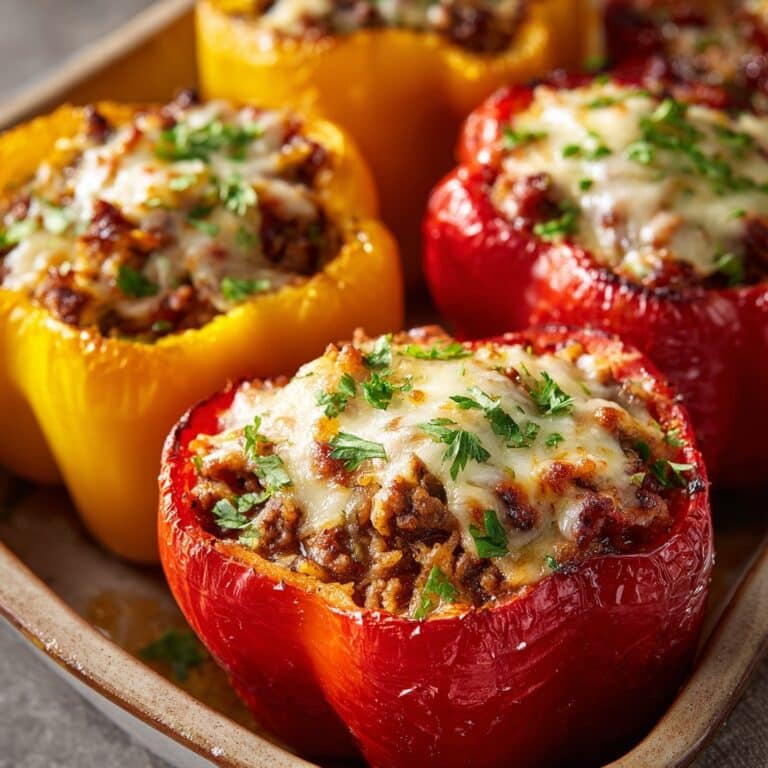 Macaroni and Cheese Stuffed Peppers Recipe