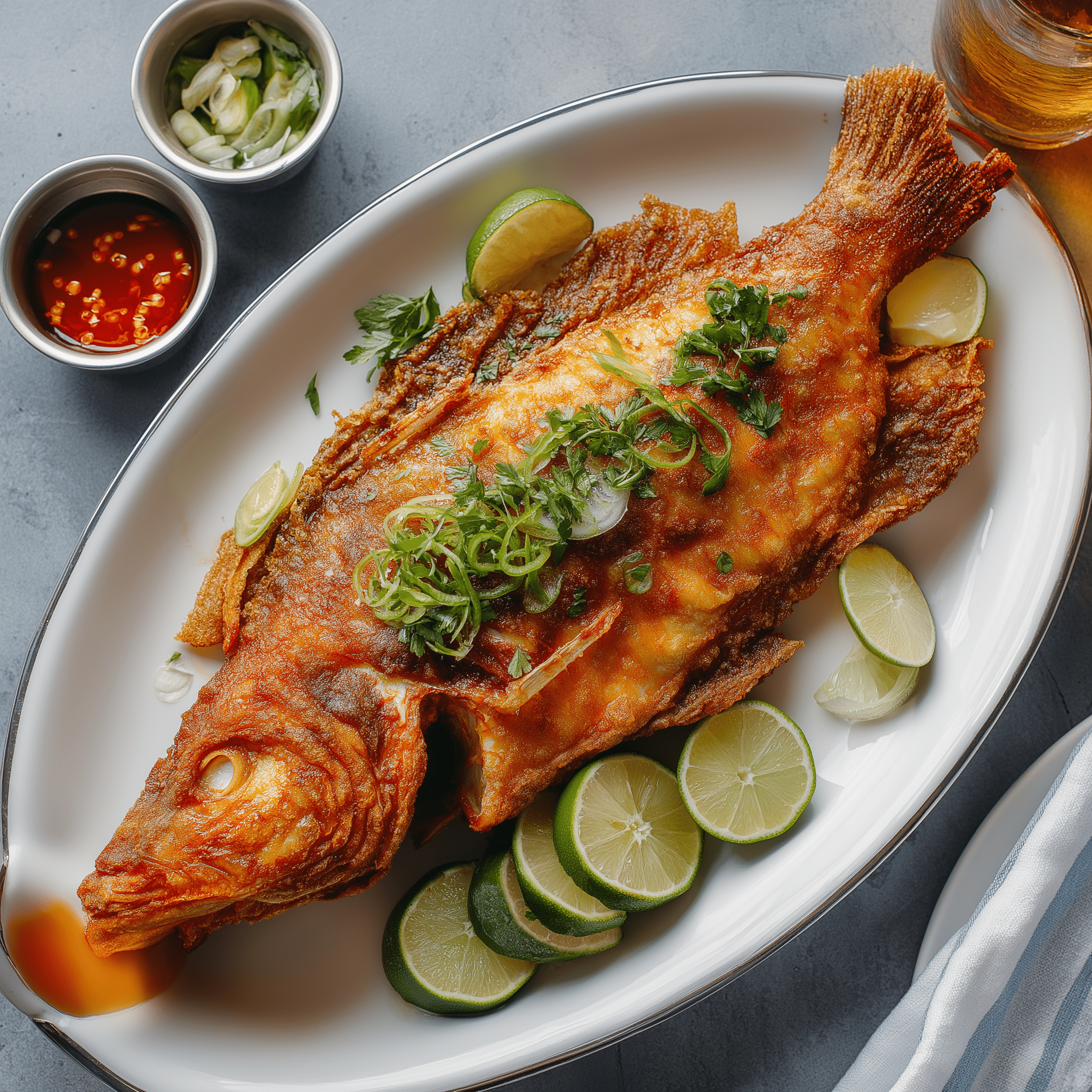 Caribbean Grilled Snapper with Garlic Aioli Recipe - Recipe Image