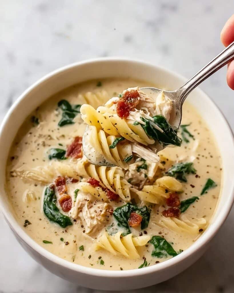 Quick White Lasagna Soup Recipe