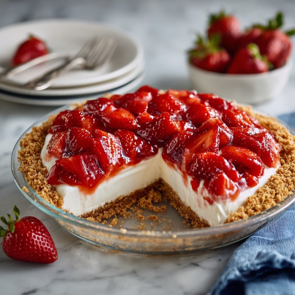 Strawberry Cream Cheese Pie Recipe - Recipe Image