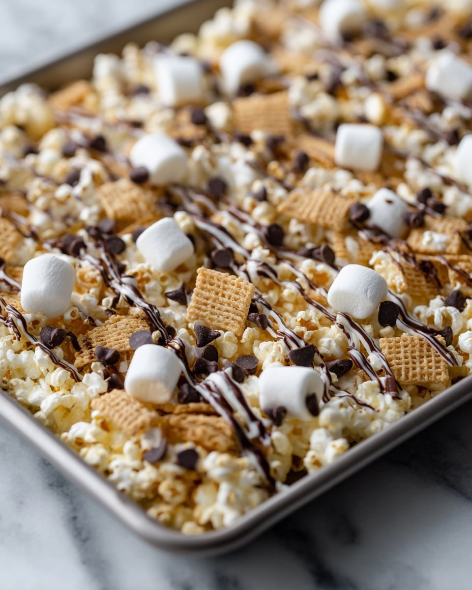 S'mores Popcorn Recipe - Recipe Image