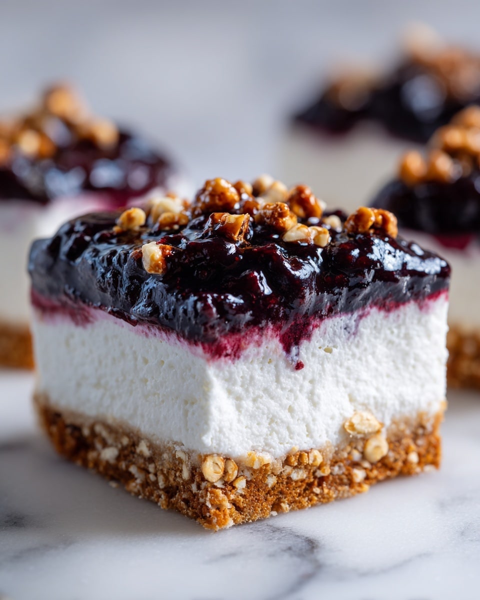 Blackberry Pretzel Dessert Recipe - Recipe Image