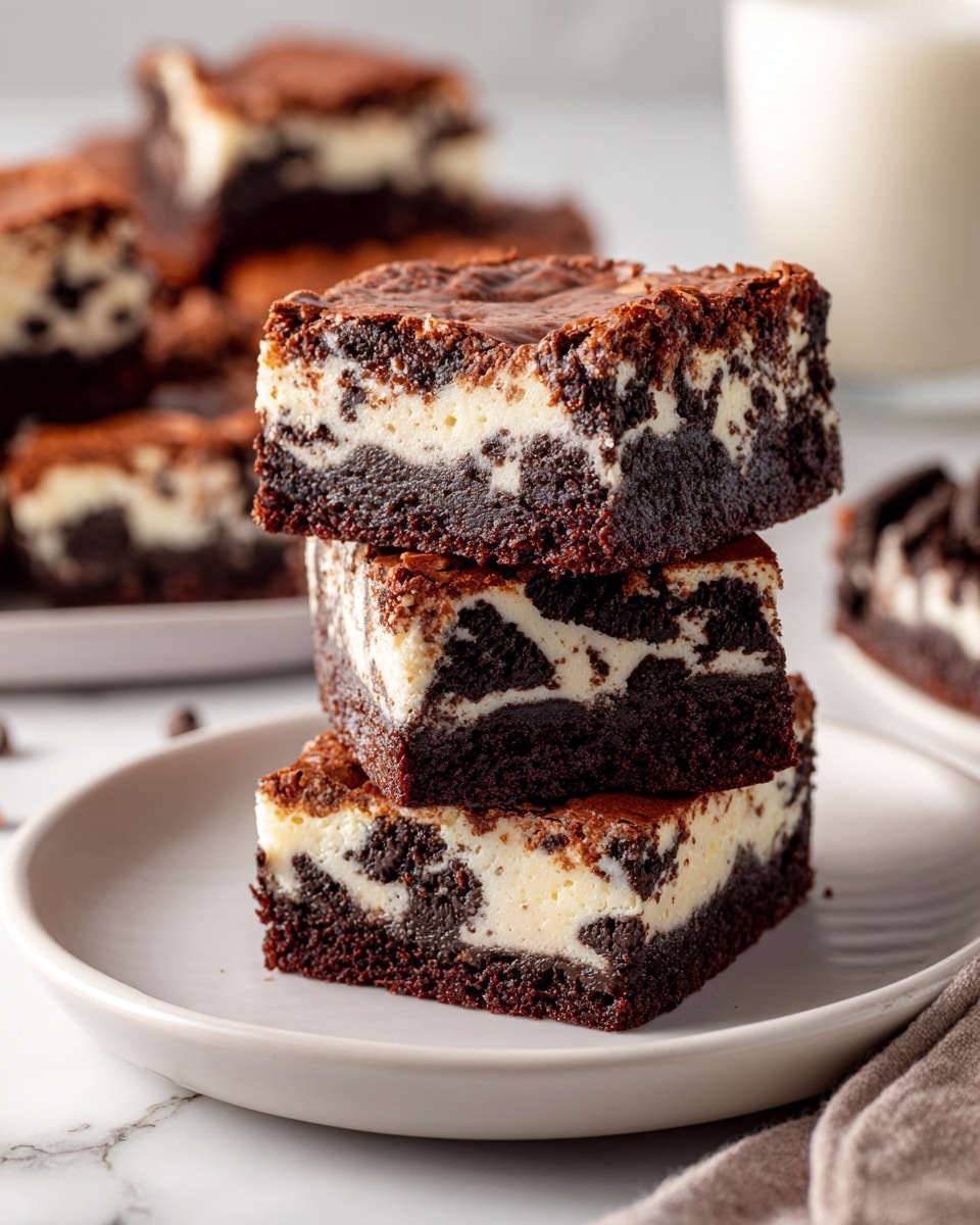 Quick Air Fryer Cheesecake Brownies Recipe - Recipe Image