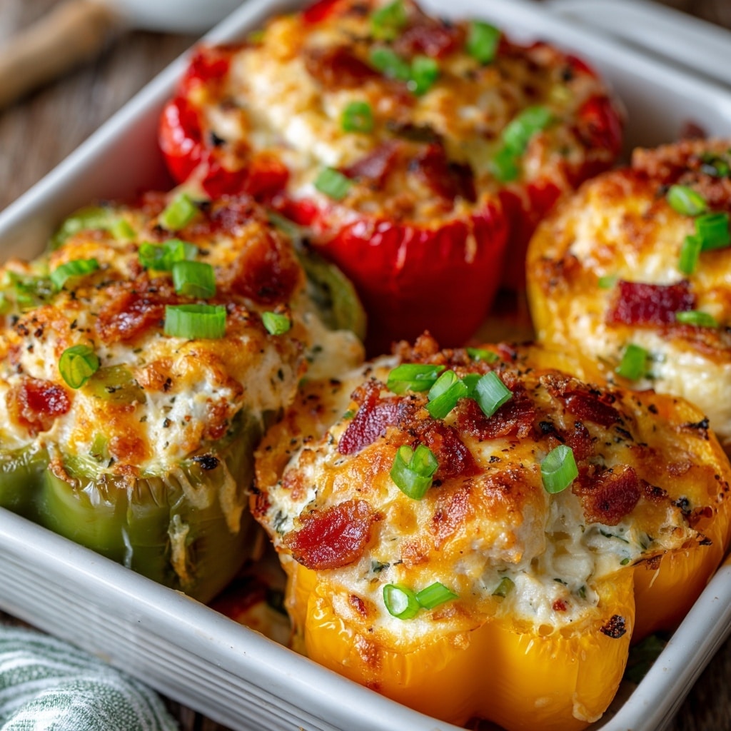 Buffalo Chicken Stuffed Peppers Recipe - Recipe Image