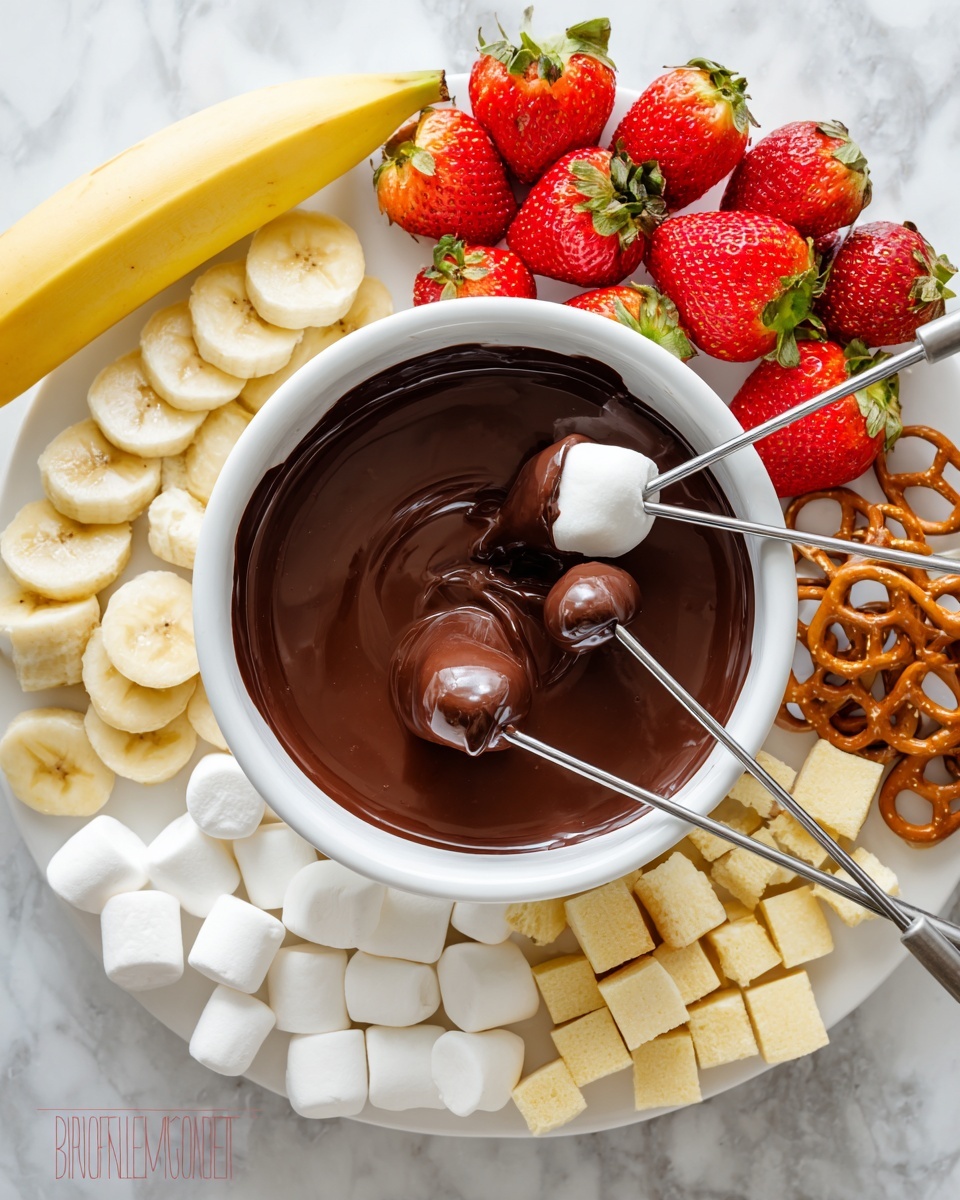 Melting Pot Chocolate Fondue Recipe - Recipe Image