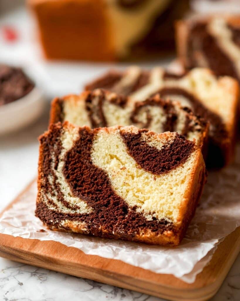 Marble Pound Cake Recipe