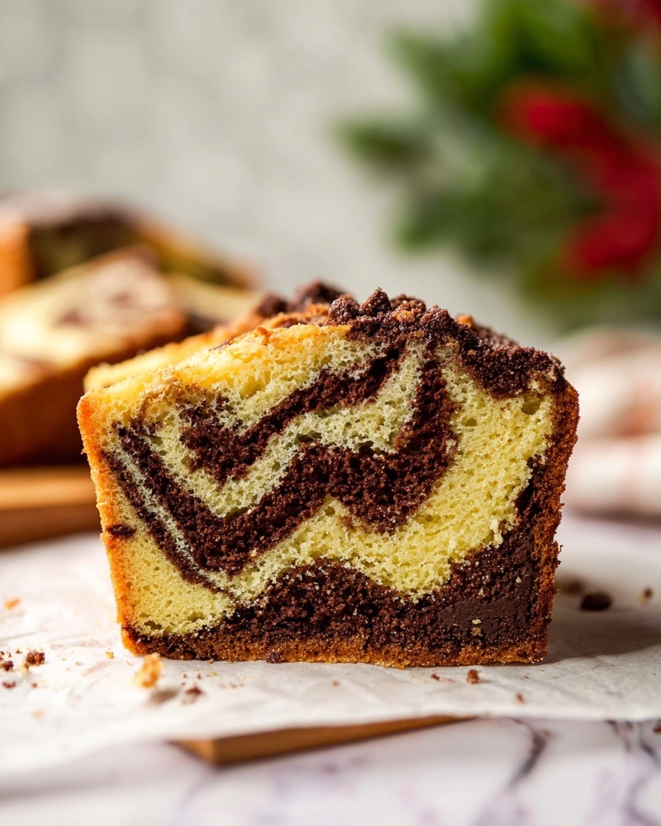 Marble Pound Cake Recipe - Recipe Image