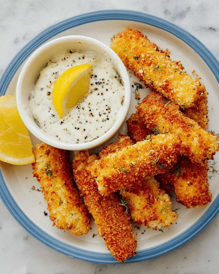 Baked Crispy Fish Sticks Recipe