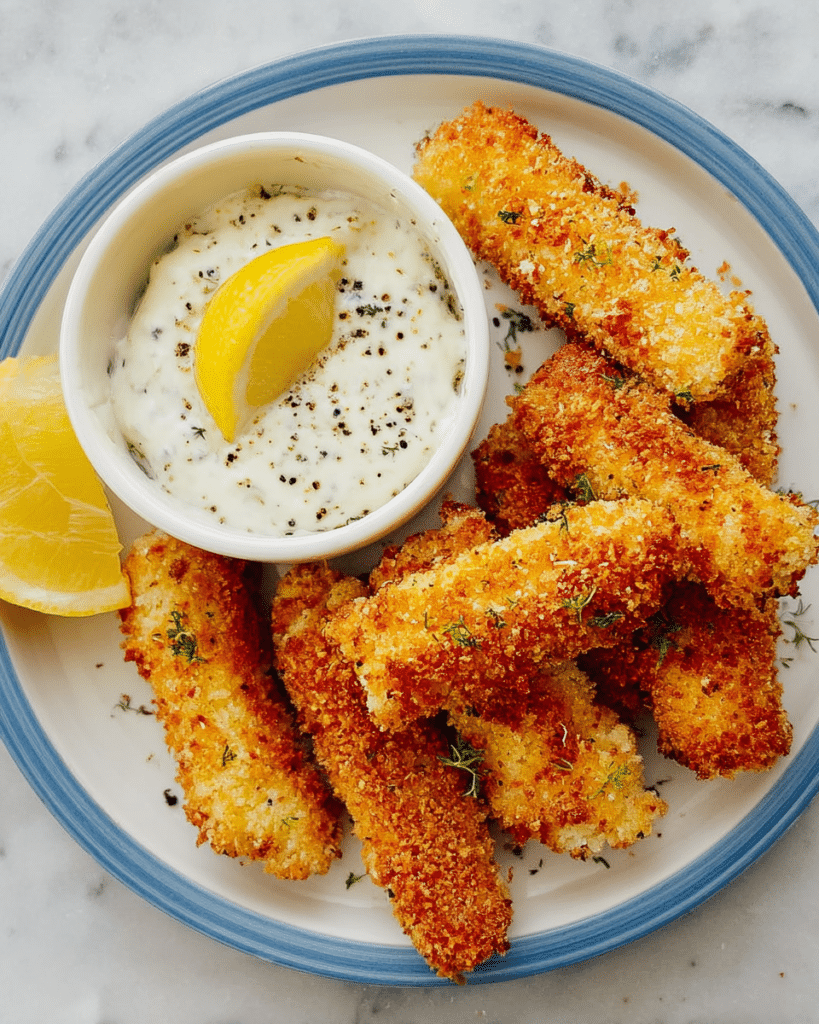Baked Crispy Fish Sticks Recipe