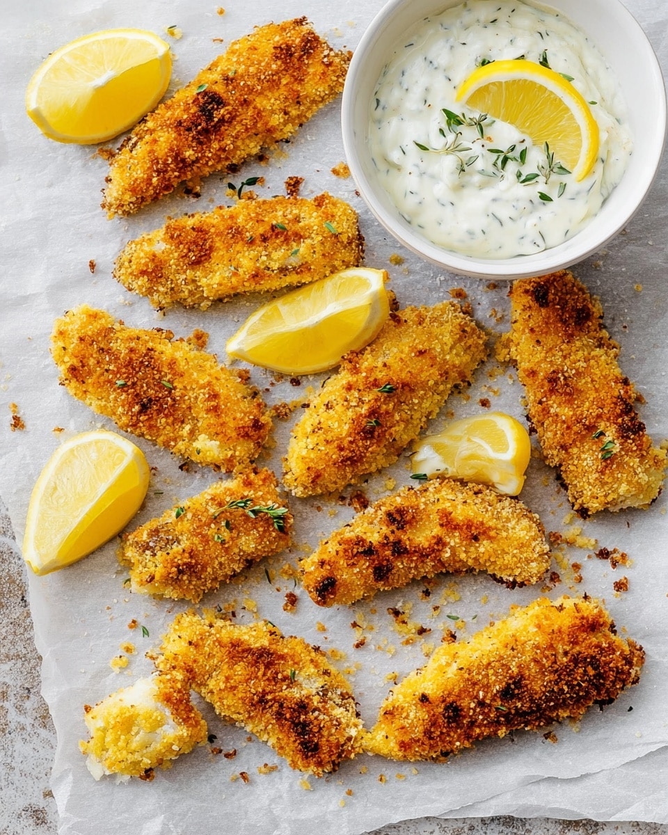 Baked Crispy Fish Sticks Recipe - Recipe Image