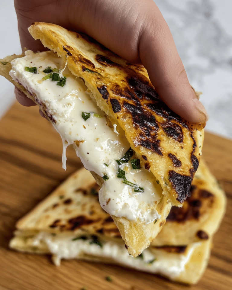 3-Ingredient Cheesy Naan Recipe