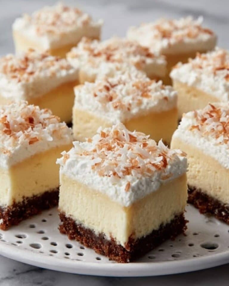 Coconut Rum Extract Snow Squares Recipe