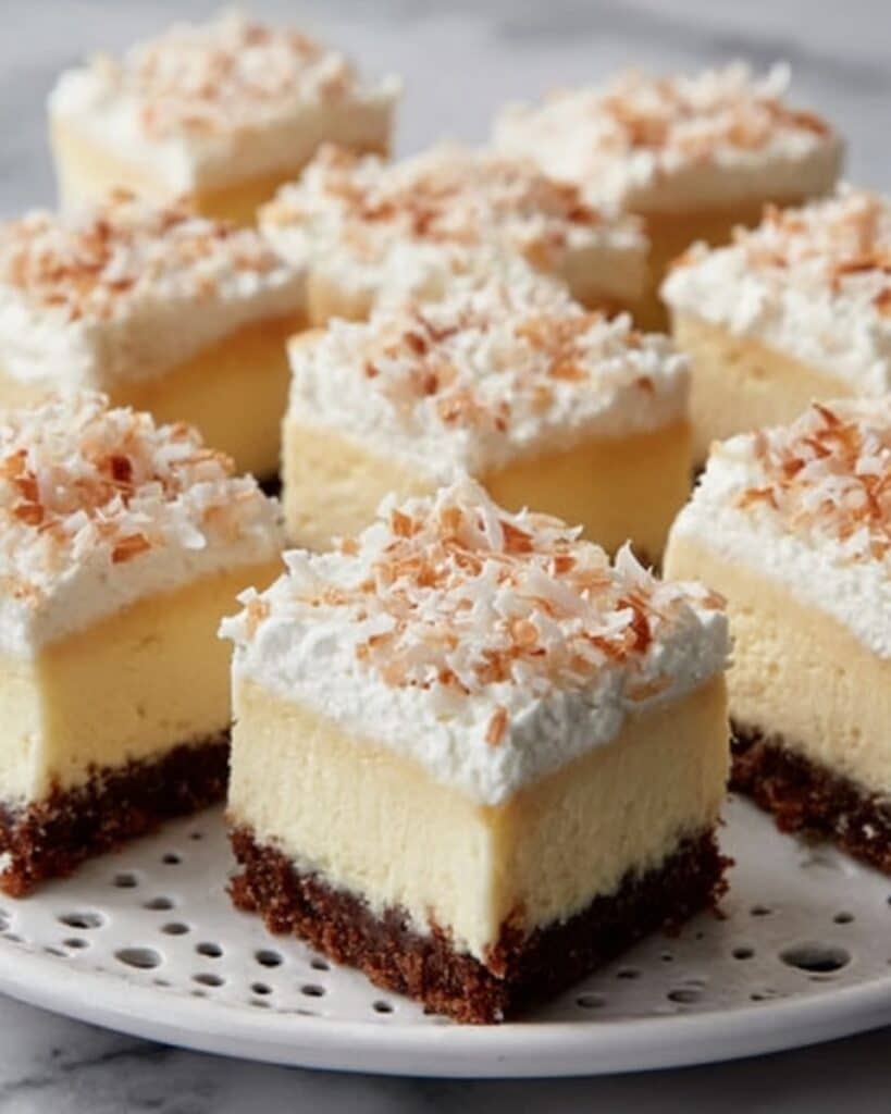 Coconut Rum Extract Snow Squares Recipe