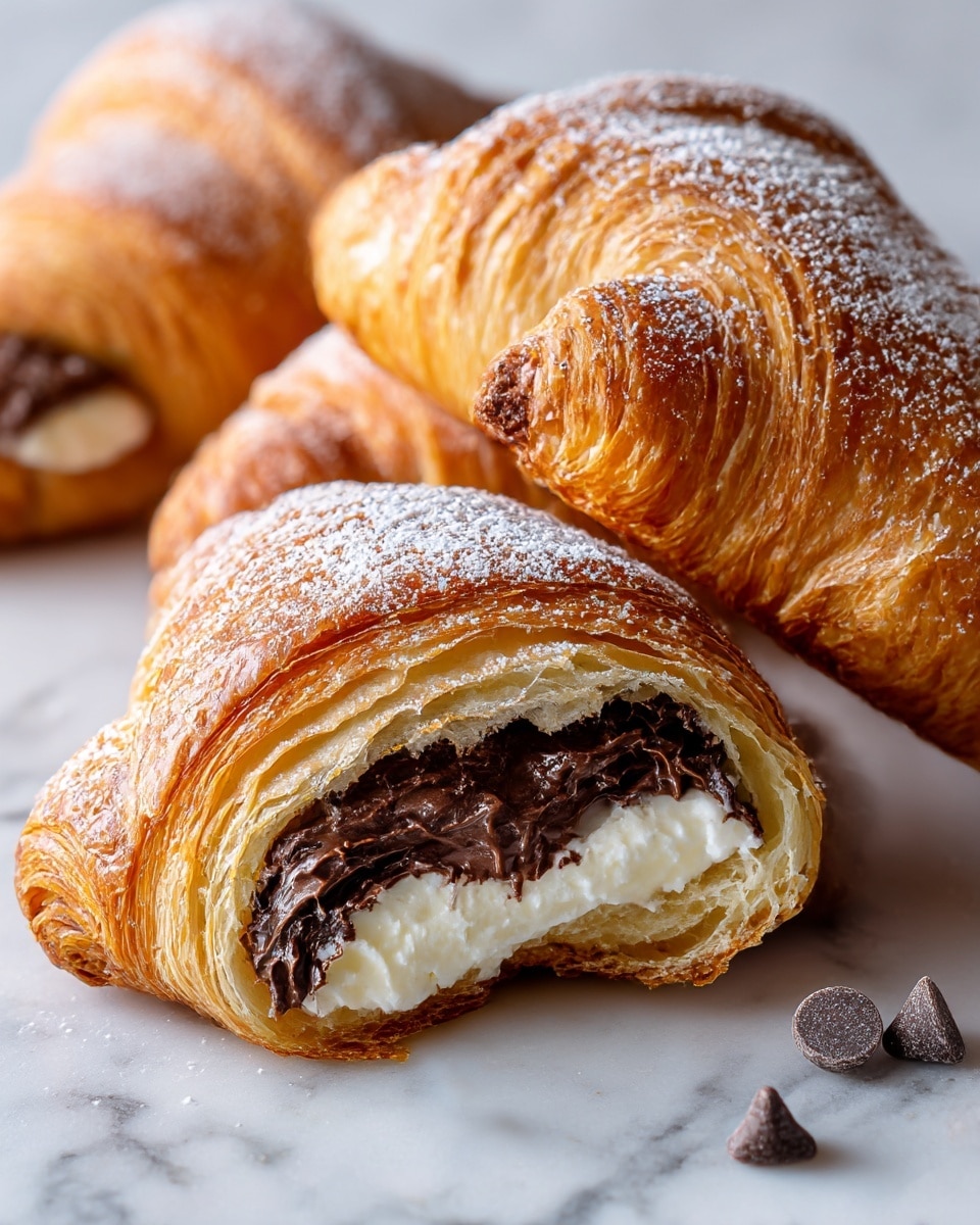 Brownie Batter Croissants Recipe - Recipe Image